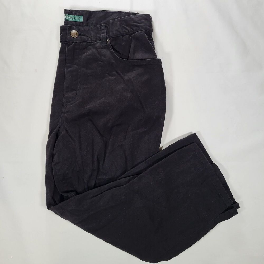 Lauren Jeans‎ Co. Ralph Lauren Women's 10 (30x20) Black Capri Pants Straight Leg